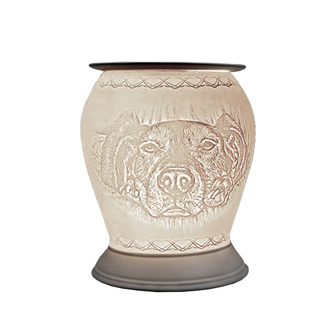 Cello Electric Wax Burner Porcelain Barrel - Dog