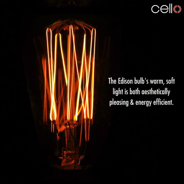 Cello Black Edison Crackle Electric Wax Burner