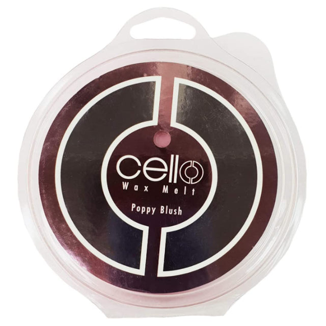 Cello Wax Melt - Poppy Blush