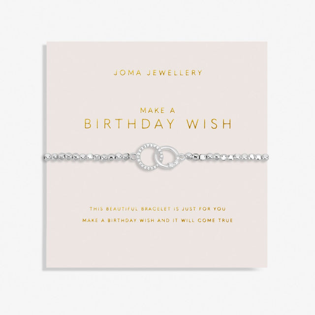 Joma Jewellery Bracelet - Forever Yours Make A Birthday Wish