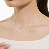 Joma Jewellery Forever Yours Necklace - Forever Friendship Silver Plated