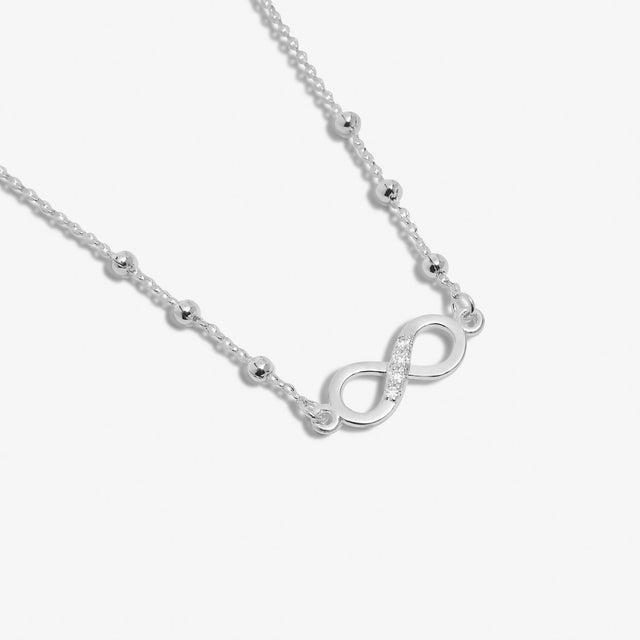 Joma Jewellery Forever Yours Necklace - Forever Friendship Silver Plated