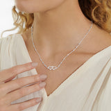 Joma Jewellery Forever Yours Necklace - Happy 21st Birthday Silver Plated