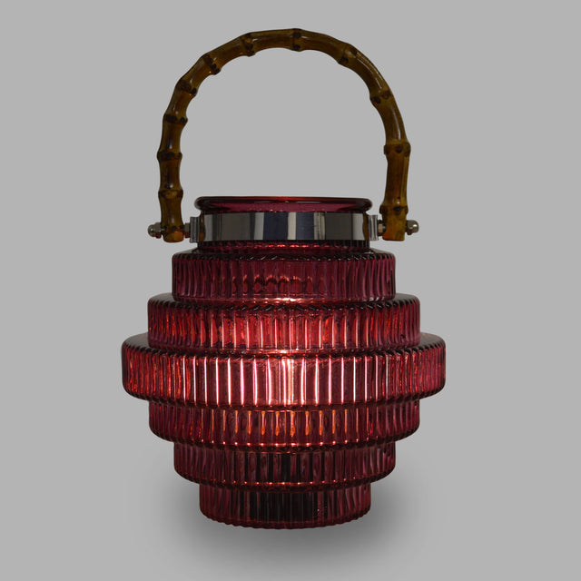 Lantern Lamp - Dark Red