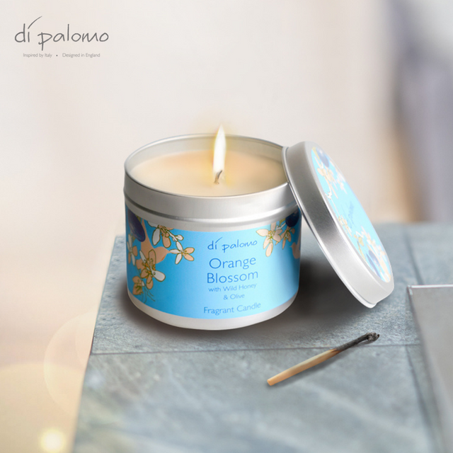 Orange Blossom Tin Candle 200g