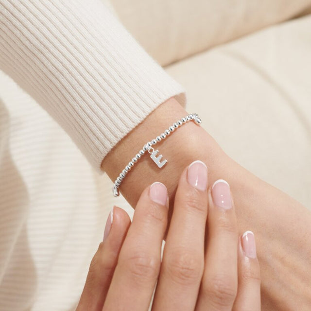 Joma Jewellery Bracelet - A Little Alphabet 'E'