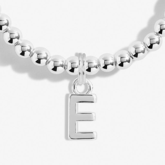 Joma Jewellery Bracelet - A Little Alphabet 'E'