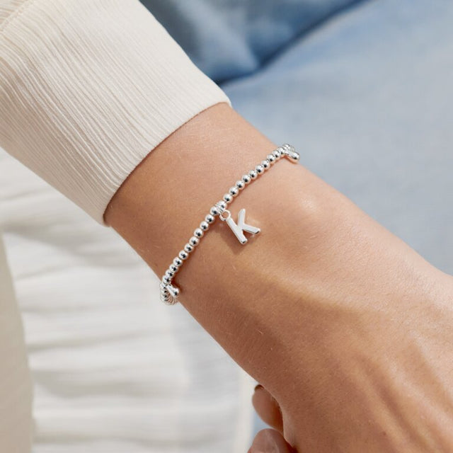 Joma Jewellery Bracelet - A Little Alphabet 'K'