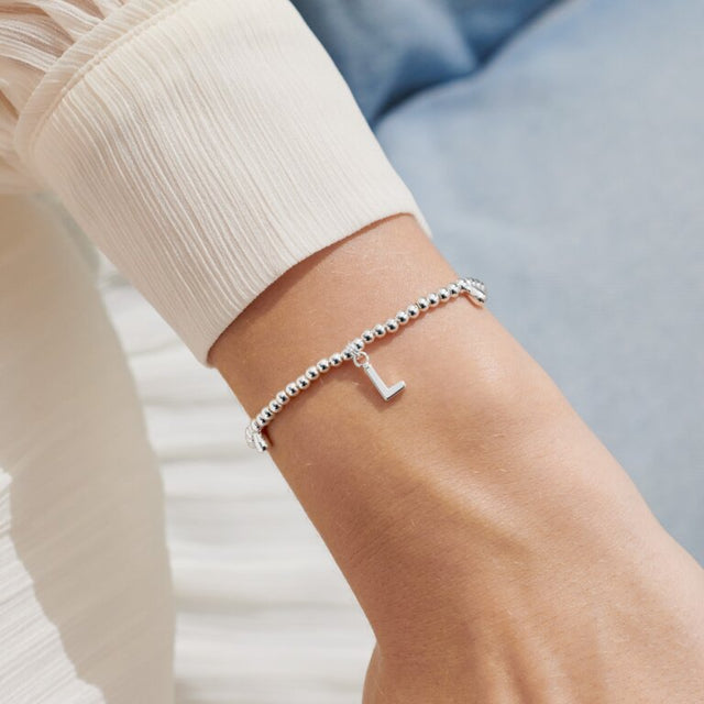 Joma Jewellery Bracelet - A Little Alphabet 'L'