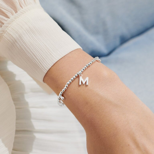 Joma Jewellery Bracelet - A Little Alphabet 'M'