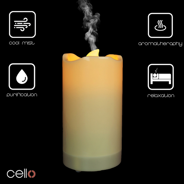 Cello Ultrasonic Diffuser - Candle
