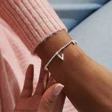 Joma Jewellery Bracelet - A Little Alphabet 'V'