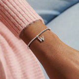 Joma Jewellery Bracelet - A Little Alphabet 'W'