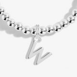 Joma Jewellery Bracelet - A Little Alphabet 'W'
