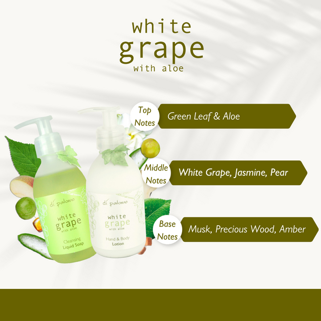 Di Palomo Essential Hand Care Collection White Grape & Aloe