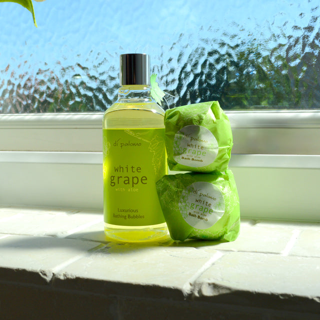 Di Palomo White Grape & Aloe Indulgent Luxury Bathing Collection