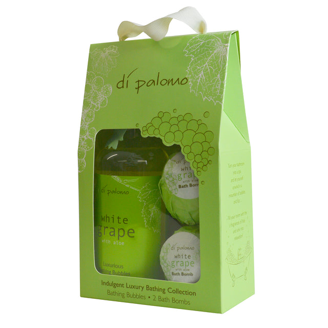 Di Palomo White Grape & Aloe Indulgent Luxury Bathing Collection