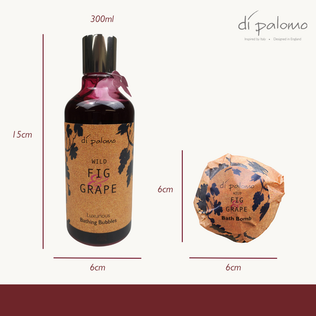 Di Palomo Wild Fig & Grape Indulgent Luxury Bathing Collection