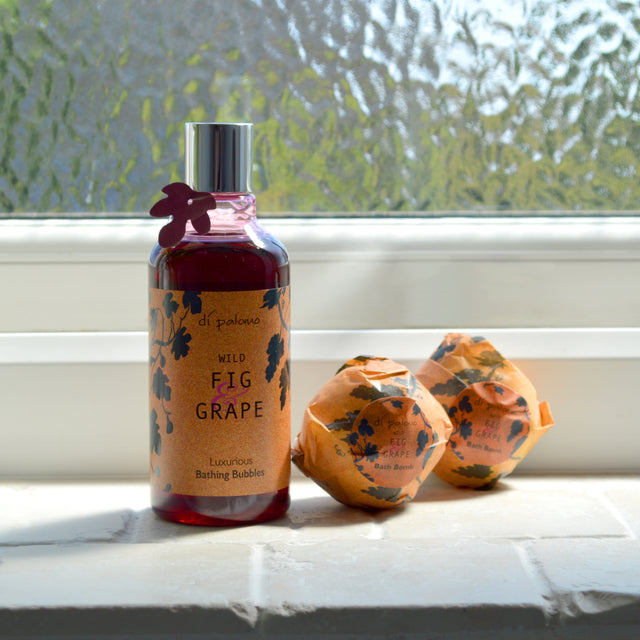 Di Palomo Wild Fig & Grape Indulgent Luxury Bathing Collection