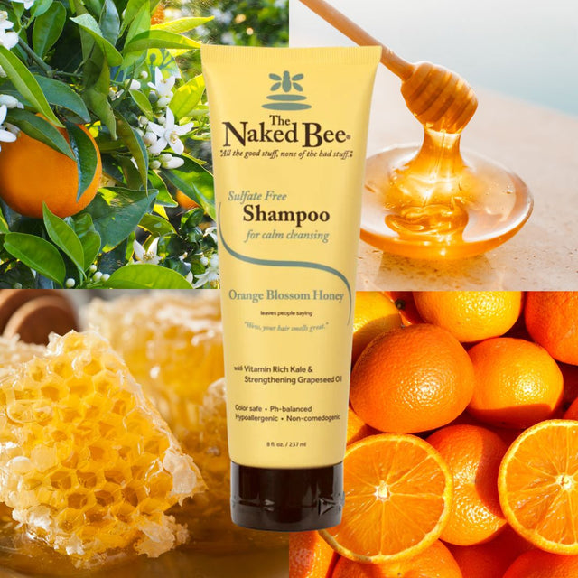 The Naked Bee - Orange Blossom Honey Sulphate Free Shampoo 8oz