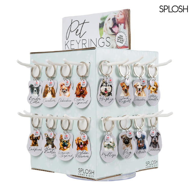 Splosh Pet Keyring - Labradoodle