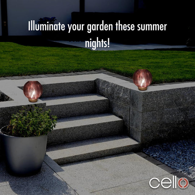 Cello Lighting - Orb Medium Dark Red