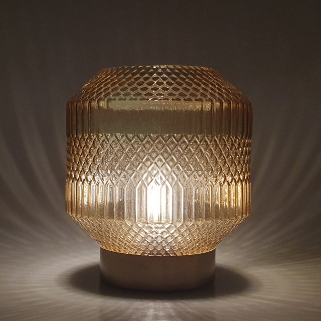 Cello Lighting - Oriental Lantern Medium Amber