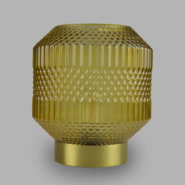 Cello Lighting - Oriental Lantern Medium Amber