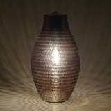 Cello Lighting - Diamond Barrel Vase Brown