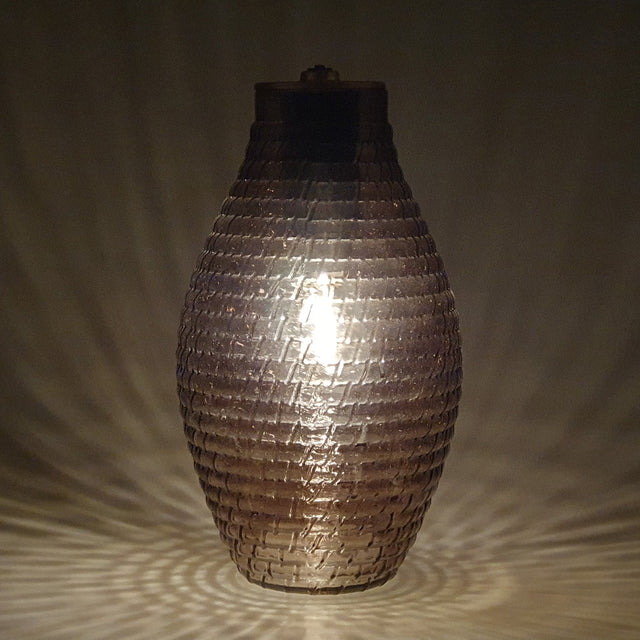 Cello Lighting - Diamond Barrel Vase Brown