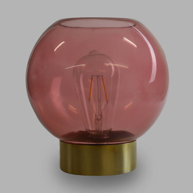 Cello Lighting - Globe Medium Light Red