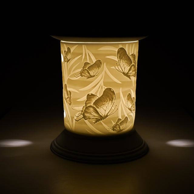 Cello Electric Wax Burner Porcelain Straight - Butterfly