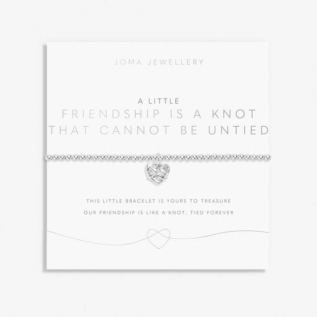 Joma Jewellery Bracelet - A Little Friendship Is a Knot That Cannot Be Untied