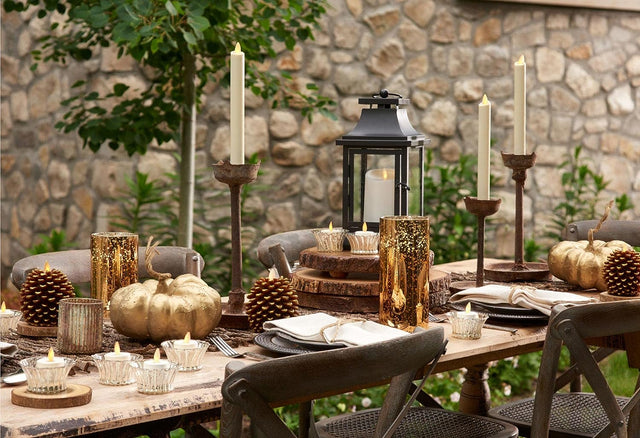 Luminara Indoor 1.0" x 9.75" Ivory, Taper