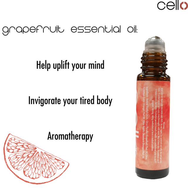 Cello Essential Oil Roll On - Grapefruit