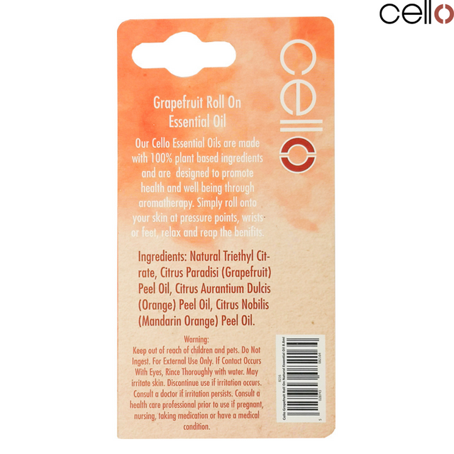 Cello Essential Oil Roll On - Grapefruit