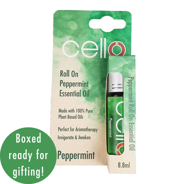 Cello Essential Oil Roll On - Peppermint