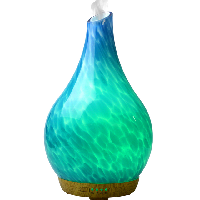 Cello Ultrasonic Diffuser Art Glass - Ocean Floor Large