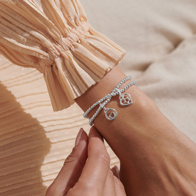 Joma Jewellery Linked Infinity Bracelet - Happy Birthday