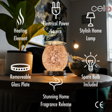 Cello Electric Wax Burner Touch Mosaic - Rose Gold