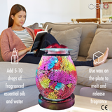 Cello Electric Wax Burner Touch Mosaic - Multi-Colour