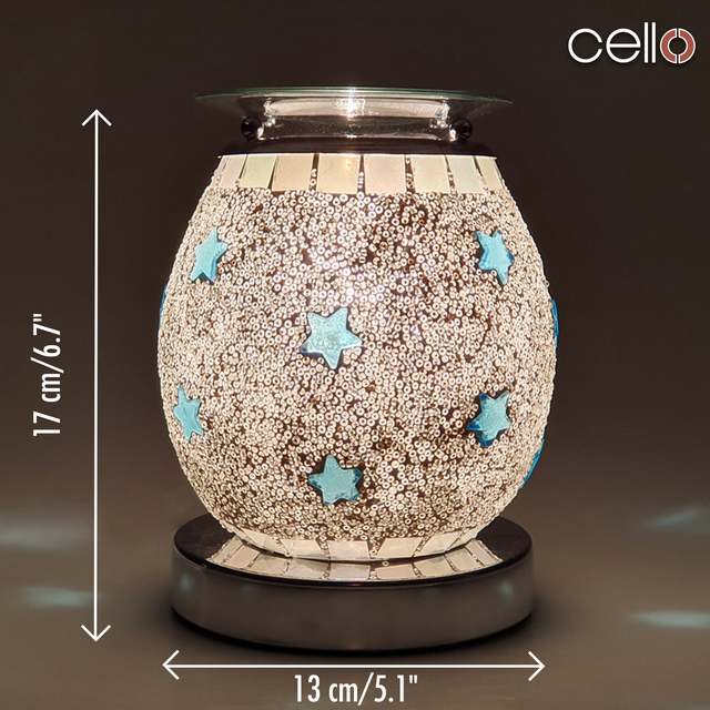 Cello Electric Wax Burner Touch - Mosaic Blue Star
