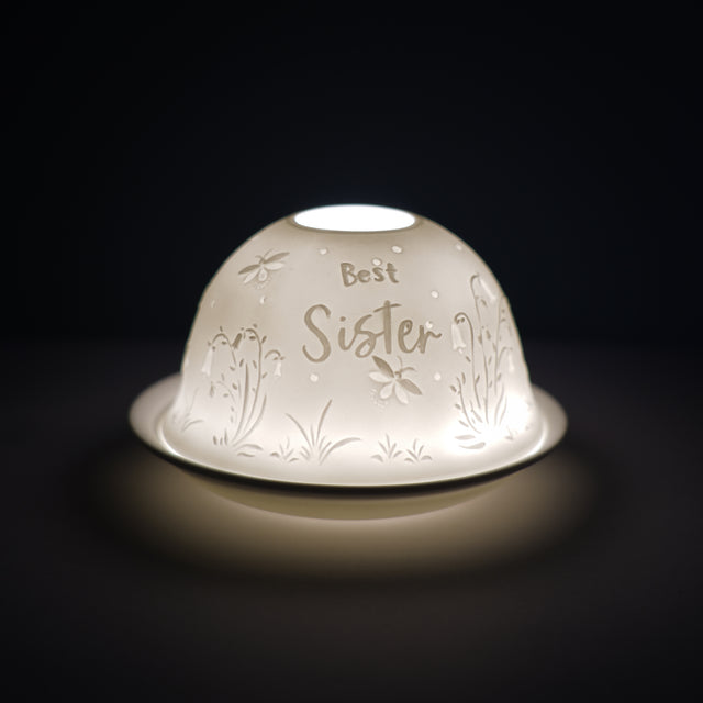 Cello Tealight Dome - Best Sister