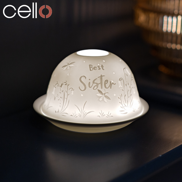 Cello Tealight Dome - Best Sister