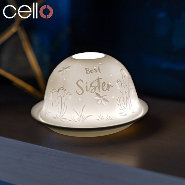 Cello Tealight Dome - Best Sister