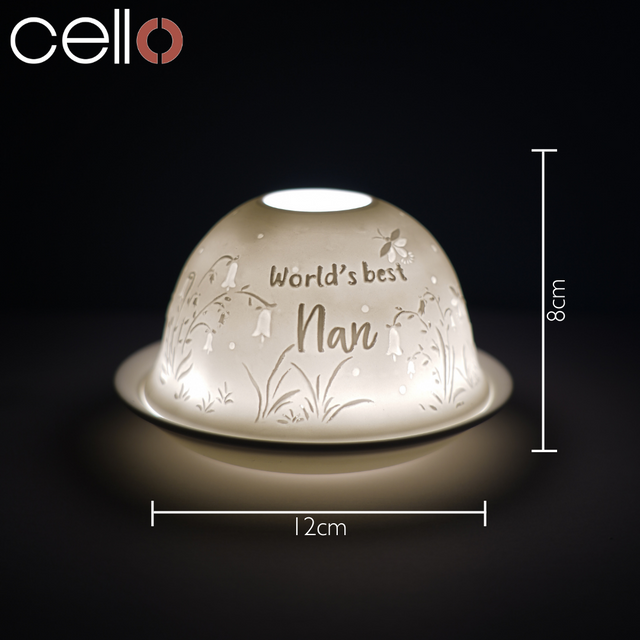 Cello Tealight Dome - Worlds Best Nan