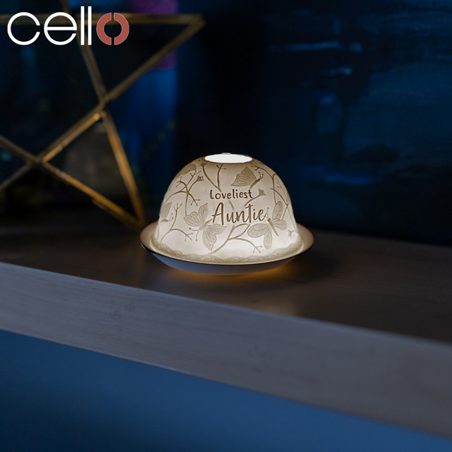 Cello Tealight Dome - Loveliest Auntie