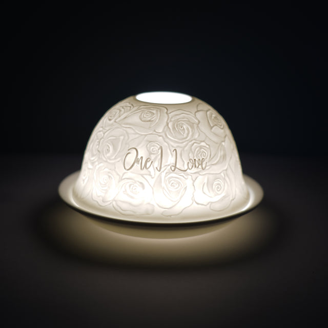 Cello Tealight Dome - One I Love