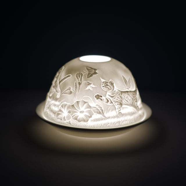 Cello Tealight Dome - Kittens