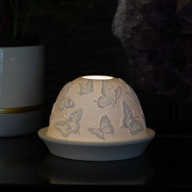 Cello Tealight Dome - Butterflies